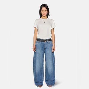 EB Denim Dario Extra Baggy Wide Leg Jeans in Rockaway wash - size 23 (fits 24)